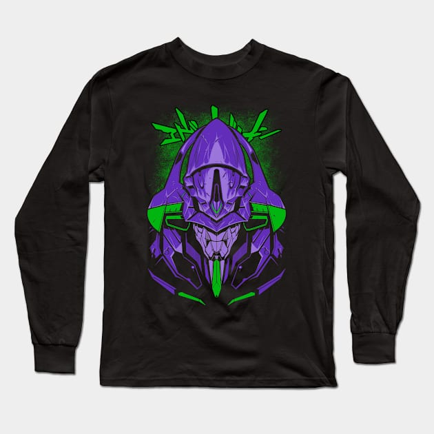 EVANGELION Long Sleeve T-Shirt by Noizfanart